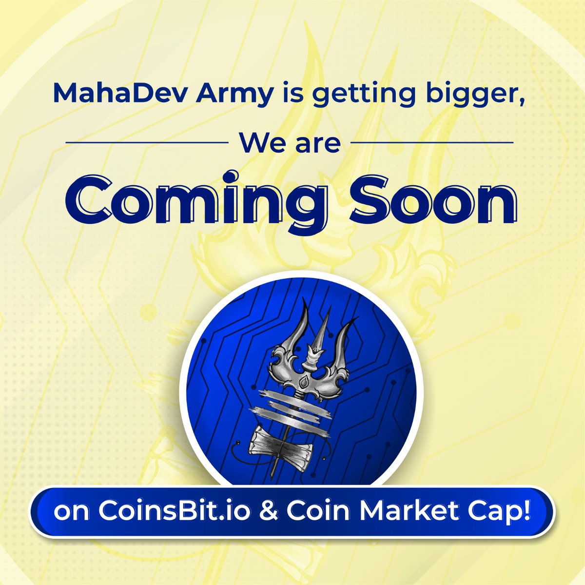 We are excited to tell you that we're getting bigger and stronger. We're getting listed on CoinsBit and Coin Market Cap.

#mahadevcommunity #harharmahadev #crypto #MHDC #mhdccoin #charity #fightagainstcancer #blockchain #digitalcurrency