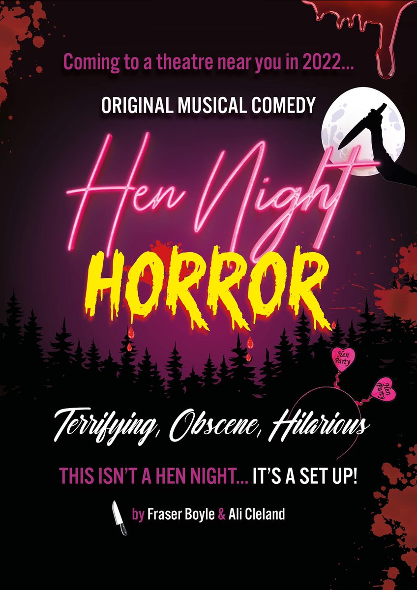 Woohoo! 🥳
Yaaaaas! 🤟
Buzzing! 🐝 

Our 12 day posted reveal on our insta is complete &amp; we are delighted to share our full poster with you… 

#hennighthorror 🔪🩸☠️ 🔞