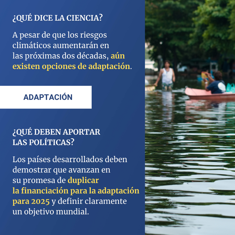 CMNUCC's tweet photo. El @IPCC_CH ha publicado esta semana un informe en el que se ofrece al mundo la visión más detallada de los efectos de la #CrisisClimática hasta la fecha.

Lee algunas de las conclusiones aquí 👇