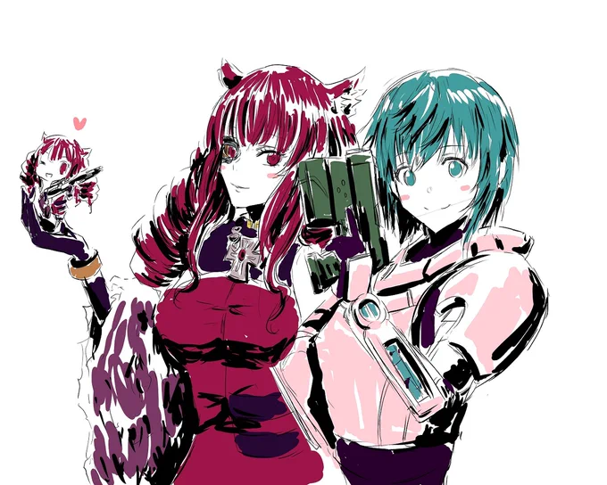 【VA11HallA】祝!ドルフロコラボ復刻! #VA-11_HALL-A #va11halla #ステラ・ホシイ #セイ・P・アサギリ https://t.co/9J0OnessCo 