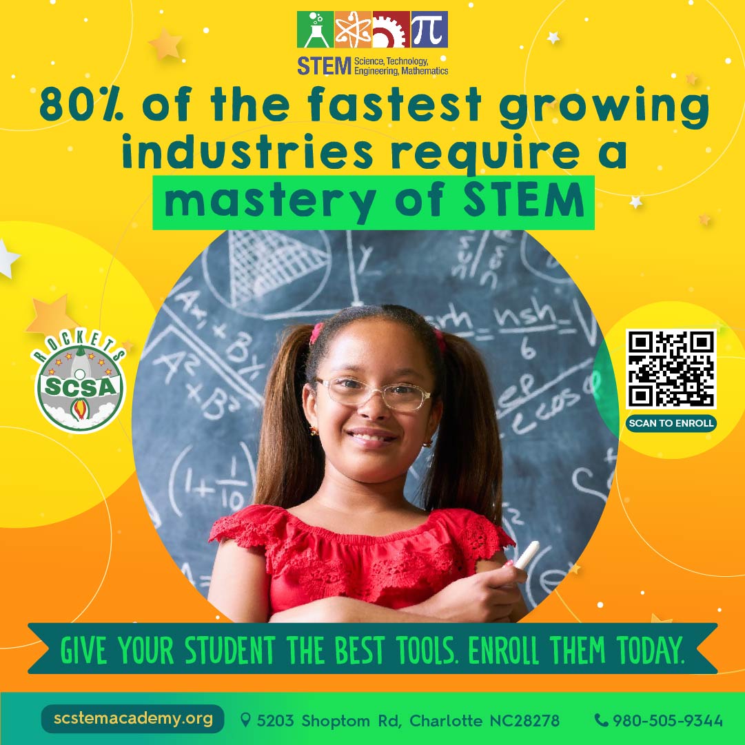 SCSASTEM's tweet image. ➡Is your child passionate about science, technology, engineering and math? Apply for the 2022-23 school year today at scstemacademy.org 

#STEMEducation #STEMCurriculum