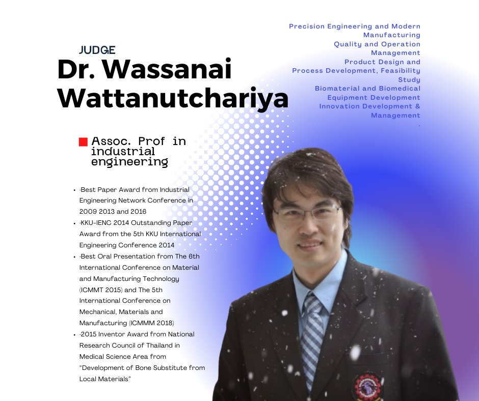 HackVCIS's tweet photo. Let us introduce you to one of our prestigious
judges, Dr. Wassanai Wattanutchariya!
#hackvcis #studenthackathon #hackathon  #international #microsoft #HackVCIS https://t.co/Ev1DwQ8xGs