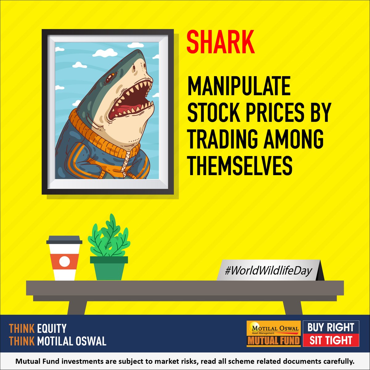 MotilalOswalAMC's tweet photo. The Shark that manipulates

#WorldWildlifeDay #MarketAnimals https://t.co/YufEF4Lqrm