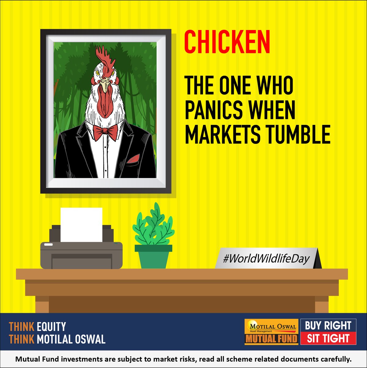 MotilalOswalAMC's tweet photo. The Chicken that Panics

#WorldWildlifeDay #MarketAnimals https://t.co/GDt5N7zESc