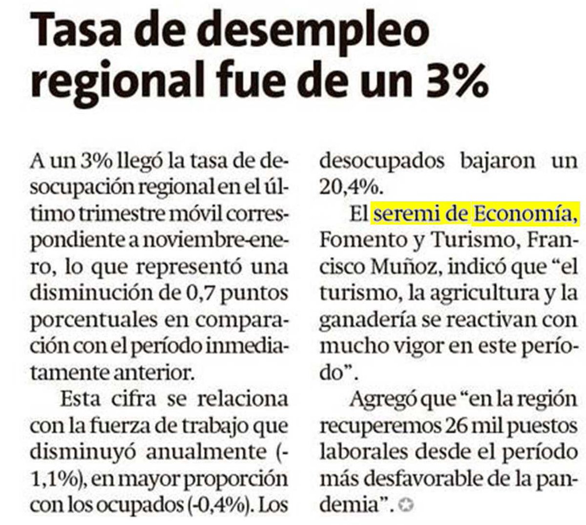 Seremi Economía Los Lagos tweet media