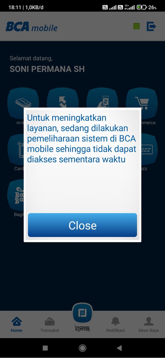 ApihSony's tweet photo. Mau sampai jam berapa ini? Sudah mulai kelaparan..mana pas banget lagi ga pegang uang cash..haduh
#mbankingbca 
#bcamobile 
#bcadown https://t.co/oy1S3l3sxv