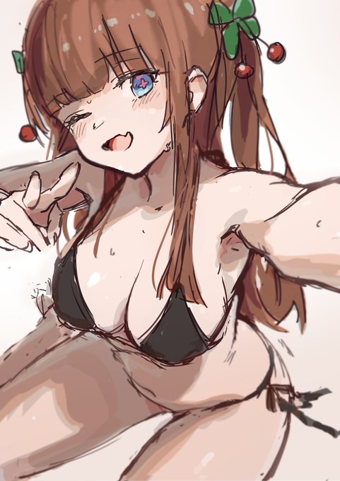 > 暖かくなってきたのでビキニ姿の花京院ちえりちゃんをお願いします https://t.co/Dpo9LtRFPc 