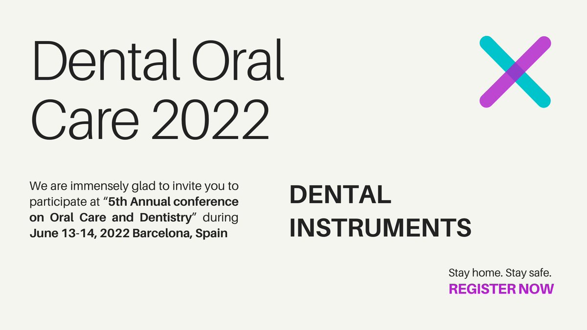 OralCare_Event's tweet photo. #Dental_instruments are the tools that #dentists use to treat patients. They include instruments for analyzing, controlling, treating, re-establishing and removing teeth and other #oral_structures.

WhatsApp: +442039369064
Mail Id - meevents@memeetings.com

#dentistryworld https://t.co/JUVJzJJz5P