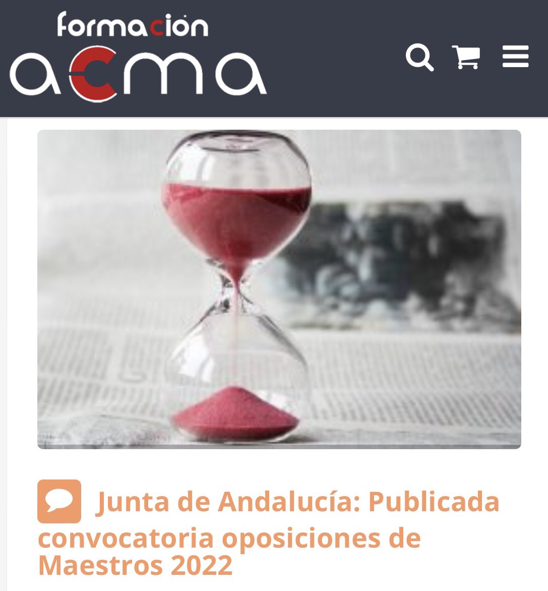 AcmaDocentes's tweet photo. Orden de 23 de febrero de 2022, por la que se efectúa convocatoria de procedimiento selectivo para el ingreso en el Cuerpo de Maestros.

📣 N° plazas: 2.538

🗓 Plazo de presentación: Del 03 de marzo al 23 de marzo.

Más info: BOJA nº 41, 02/03/2022  #convocatoriamaestros2022 https://t.co/xIceAQtIuT