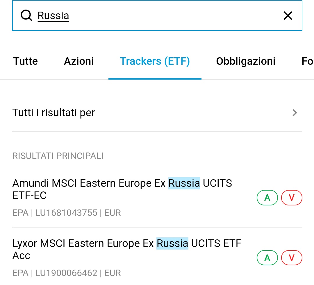civof's tweet photo. @lixus1976 @AngeloniFilippo Da me è scomparso quell'etf ci sono solo quelli senza Russia. Inoltre gli ADR sono quotati in euro o dollari, ma anche quelli non sono più acquistabili https://t.co/ZbrsFZkxWk