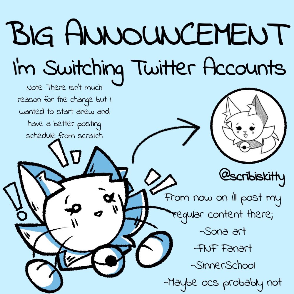 scribiskit's tweet photo. Go Follow @scribiskitty

#bigupdate #NewAccount #goodbyebutnotforever https://t.co/2rfvi3hqsV