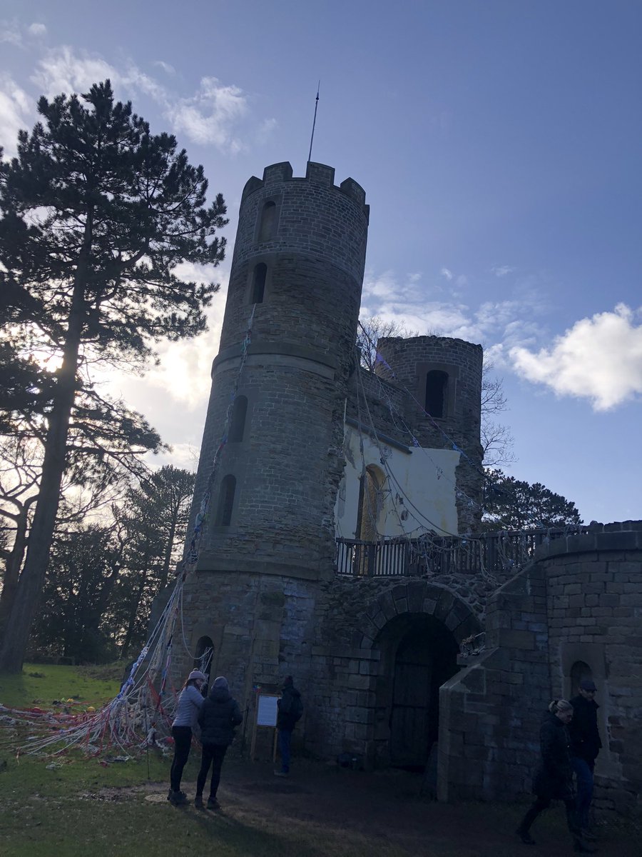 RoseStanyon's tweet photo. Wentworth Castle Gardens looking fab, brilliant mix of history and modern relevance with #RopeofHope installation https://t.co/FcYRF6VK7T