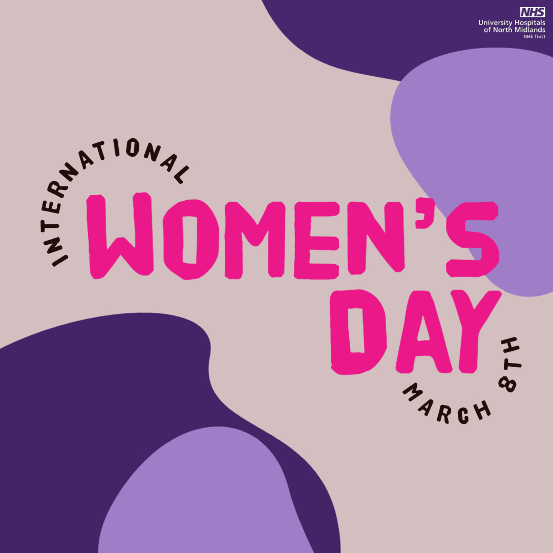 UHNM_NHS's tweet photo. Today is #IWD2022! 

International Women's Day is a global day celebrating the social, economic, cultural, and political achievements of women. Today we are going to be introducing you to just a small number of amazing women here at UHNM who inspire us. #BreakTheBias. 💜 https://t.co/1zKzxPxyKh