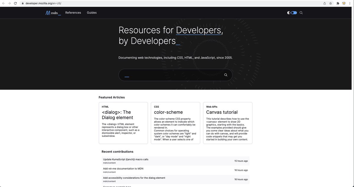 codersGyan's tweet image. New @mdn website is awesome 💛. Have you checked ?
#javascript #codersgyan #mdn