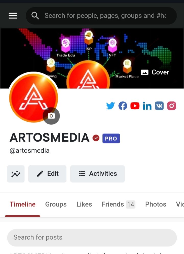 artos_official's tweet photo. #ARTOSMEDIA Social Community site is a part of #ARTOS platforms which is the reference for project development.
Like, Comment, Share & all user activities are paid !
$ARTOS - Bridging to the Digital's World !
#ARTOS๐ #ArtosCommunity #NFTs https://t.co/9jD5ejfNyg