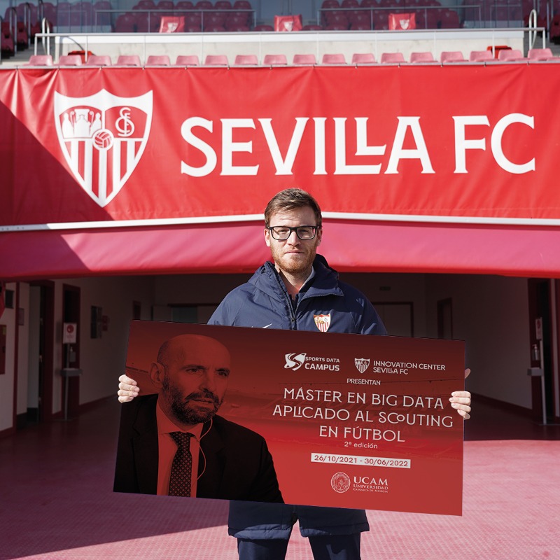 SevillaFC's tweet photo. ✍️ Ya están abiertas las plazas para inscribirte en el ‘Master en Big Data aplicado al Scouting en Fútbol’

Organizado por @SportsDataCamp y el #SevillaFC, donde contaremos con módulos impartidos con profesionales como @leonsfdo.

#MasterBigData  #WeAreSevilla