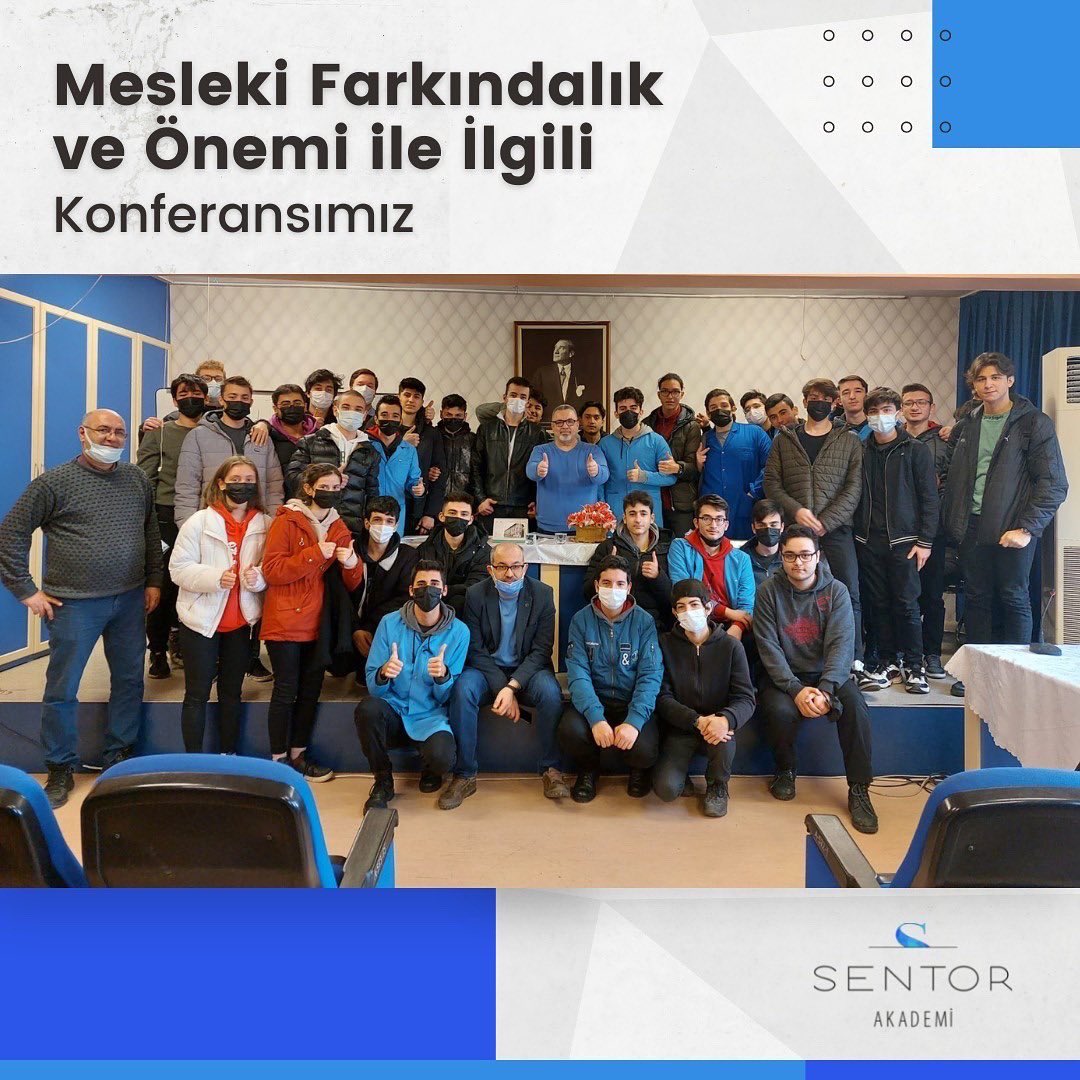 SentorAkademi's tweet photo. Genel Müdürümüz Semih Teoman tarafından gerçekleştirilen "Meslek ve Meslek Liselerinin Önemi" konulu seminerimizle, gençlerle bir araya geldik! Sentor olarak öğrencilerimizi önemsiyor, onları her zaman destekliyoruz!

#sentor #sentordanışmanlık #sentorakademi #akademi https://t.co/cRgvDtZXZR