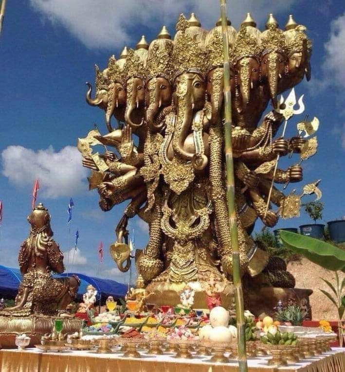 Культура таиланда. Храм Вишну в Таиланде. Храм Богу Вишну в Таиланде. Храм Вишну в Тайланде. Ган и ом.