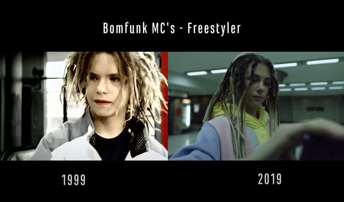 NekoJitaBlog's tweet photo. Si naciste en los 80 vivirías la época del Freestyler de Bomfunk MC's durante tu adolescencia. Pues resulta que hay un remake del vídeo 20 años después!😮 Qué tiempos aquellos!

https://t.co/gtzFaDNNEU https://t.co/DnvuMq0Ity
