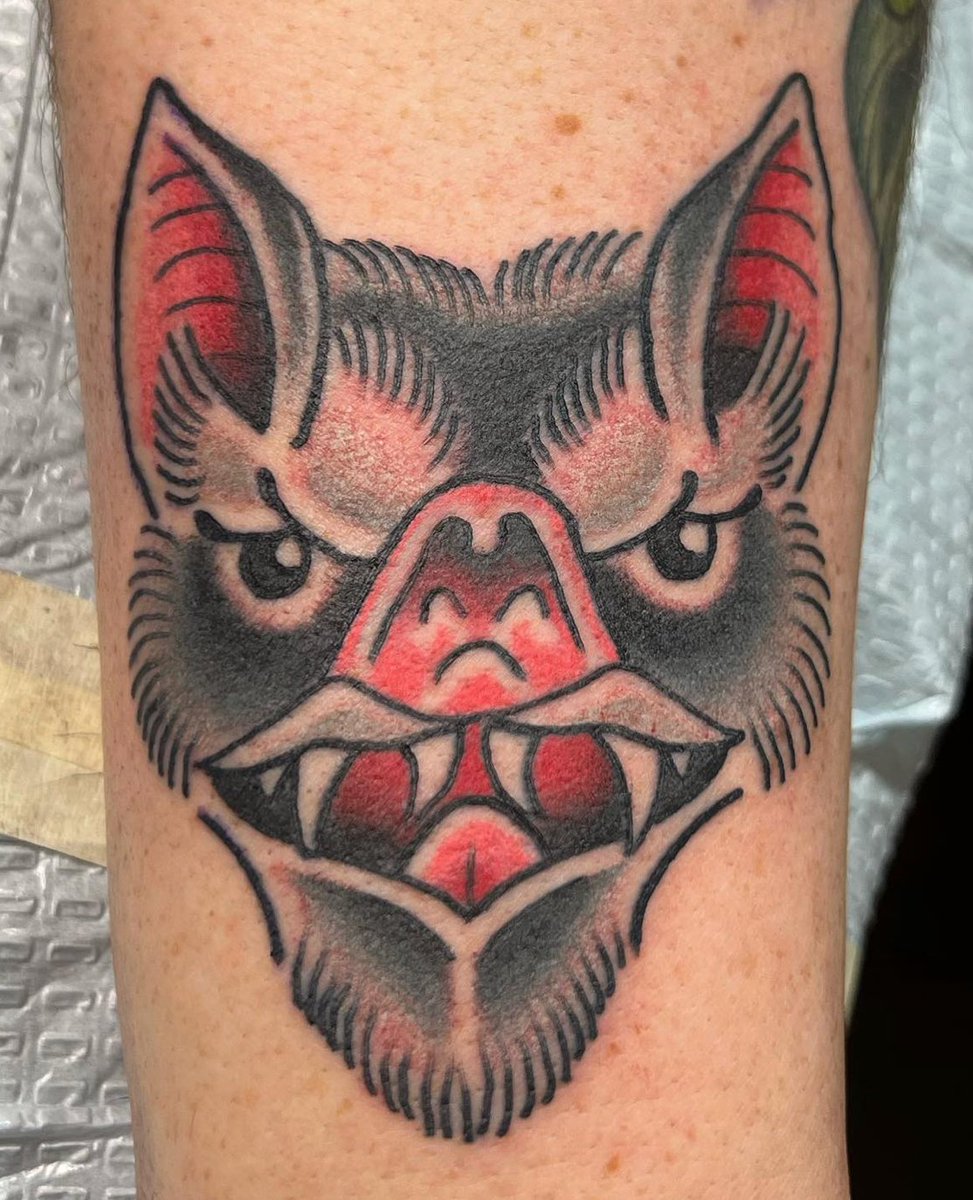 Anthem Tattoo on Twitter "Bat head done by TimStrating anthemtattoo