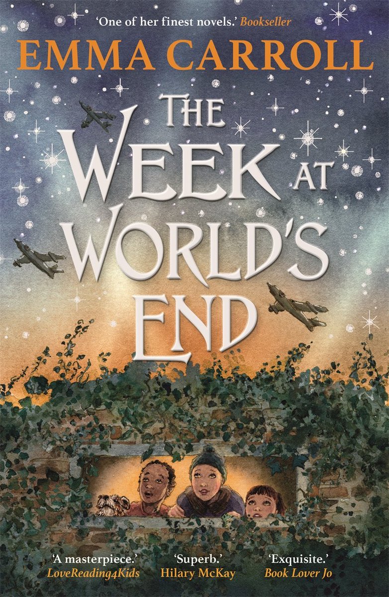 FaberChildrens's tweet photo. Next up, #TheWeekAtWorldsEnd by the brilliant @emmac2603 is also out in paperback today!
⭐ 'One of her finest novels to date' @fionanoblebooks
⭐ 'A superb feat of storytelling' @hilary_mckay
⭐ 'With the power of her pen, Emma Carroll makes history come alive' @MrEPrimary https://t.co/b7tmqaW6dA
