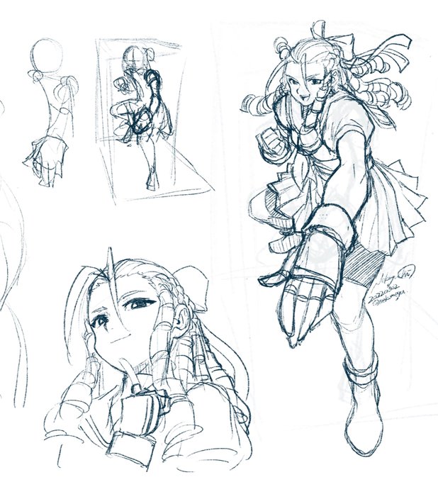 こういう外連味をもう少し身につけたい
 #らくがきω 