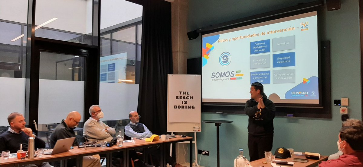 CivesSolutions's tweet photo. El alcalde de @AlcRionegro presenta los éxitosos proyectos implementados en su municipalidad al resto de los miembros de la Inmersión Smart City Europa. #Inmersion #Uruguay #Costarica #Argentina #CivesSolutions
@ADELANTE_UE_ALC
@EU_Partnerships
@UEenARG, @UEenUruguay https://t.co/i8QecE1DDy