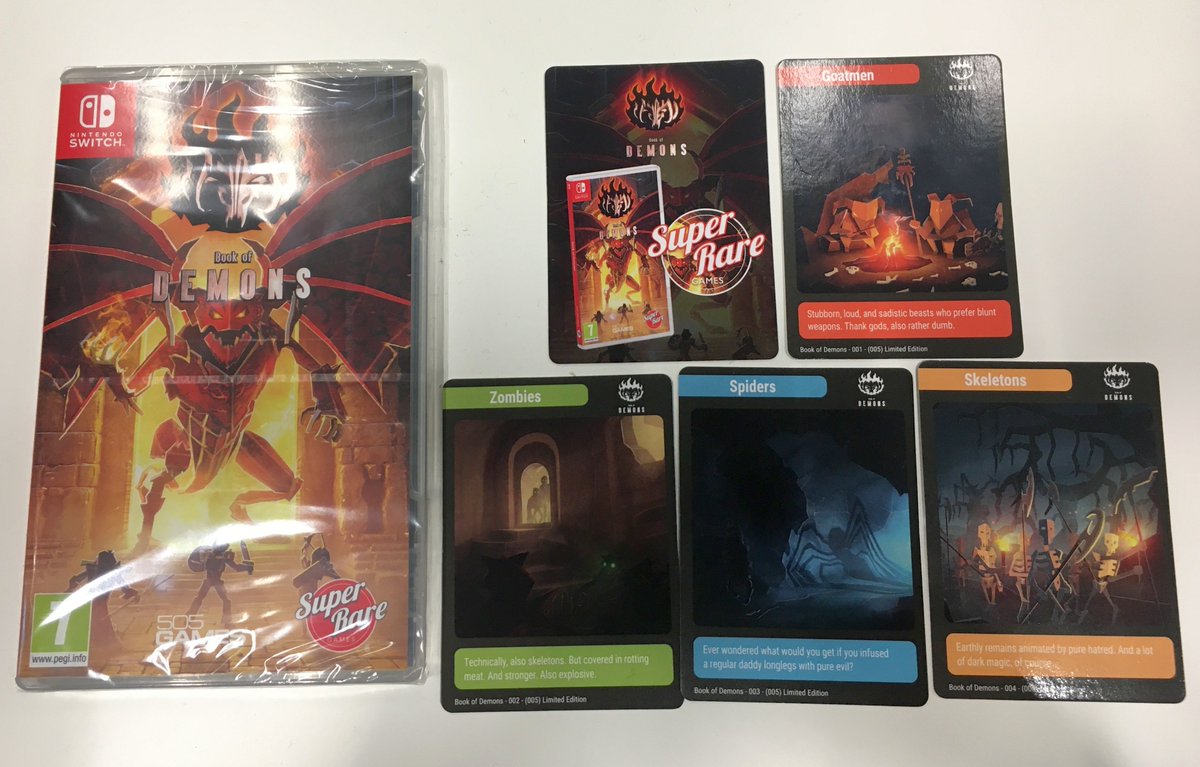 KrolMichal's tweet photo. Do mojej kolekcji zawitała 41. polska gra wydana w pudełku na #Switch. Book of Demons to produkcja studia #ThingTrunk, a za port na #Nintendo odpowiada #Sonka. Za fizyczne wydanie odpowiada #SuperRareGames.
#polskiegry #Polska #Poland https://t.co/xIRC5hY4Jb