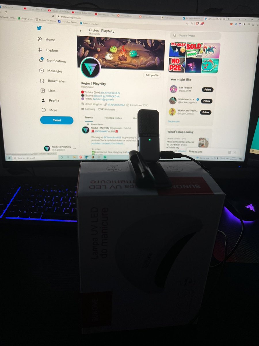 gugusaxie's tweet photo. Very provisional set up for todays video, but we will get it done! https://t.co/ldtf5a0U2A
