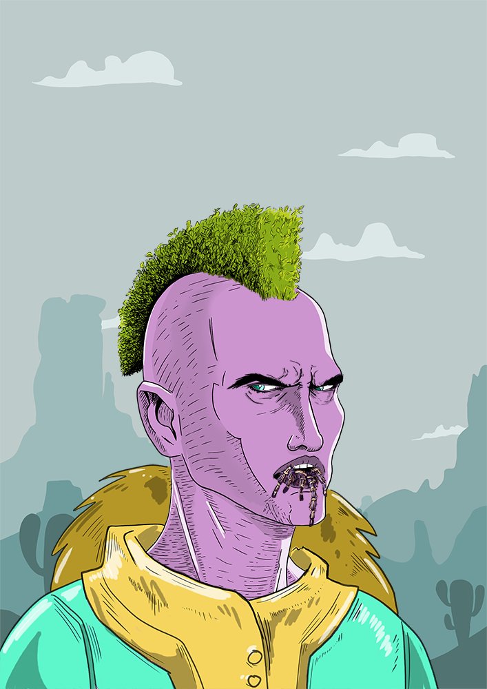 Giveaway time 🎉

🌳 Follow <a href="/TreeMen_NFT/">Tree Men</a> 
🌴 Join our telegram t.me/TreeMenNFT
🌲 Retweet this

You will have a chance to win this cool #TreeMan with passive income in $HTR 💰

#NFT #CryptoCanBeGreen #SaveTheSpider