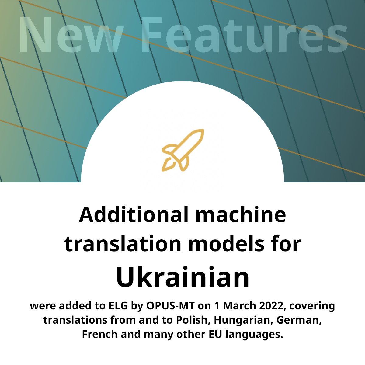 European Language Technology tweet media