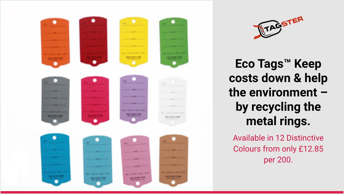 Tagsterltd's tweet image. Eco Tags™ Saving the environment while it saves you money!
tagster.co.uk/product/eco-ta…
#tagstertagme #keytags #motortrade #UK #keys