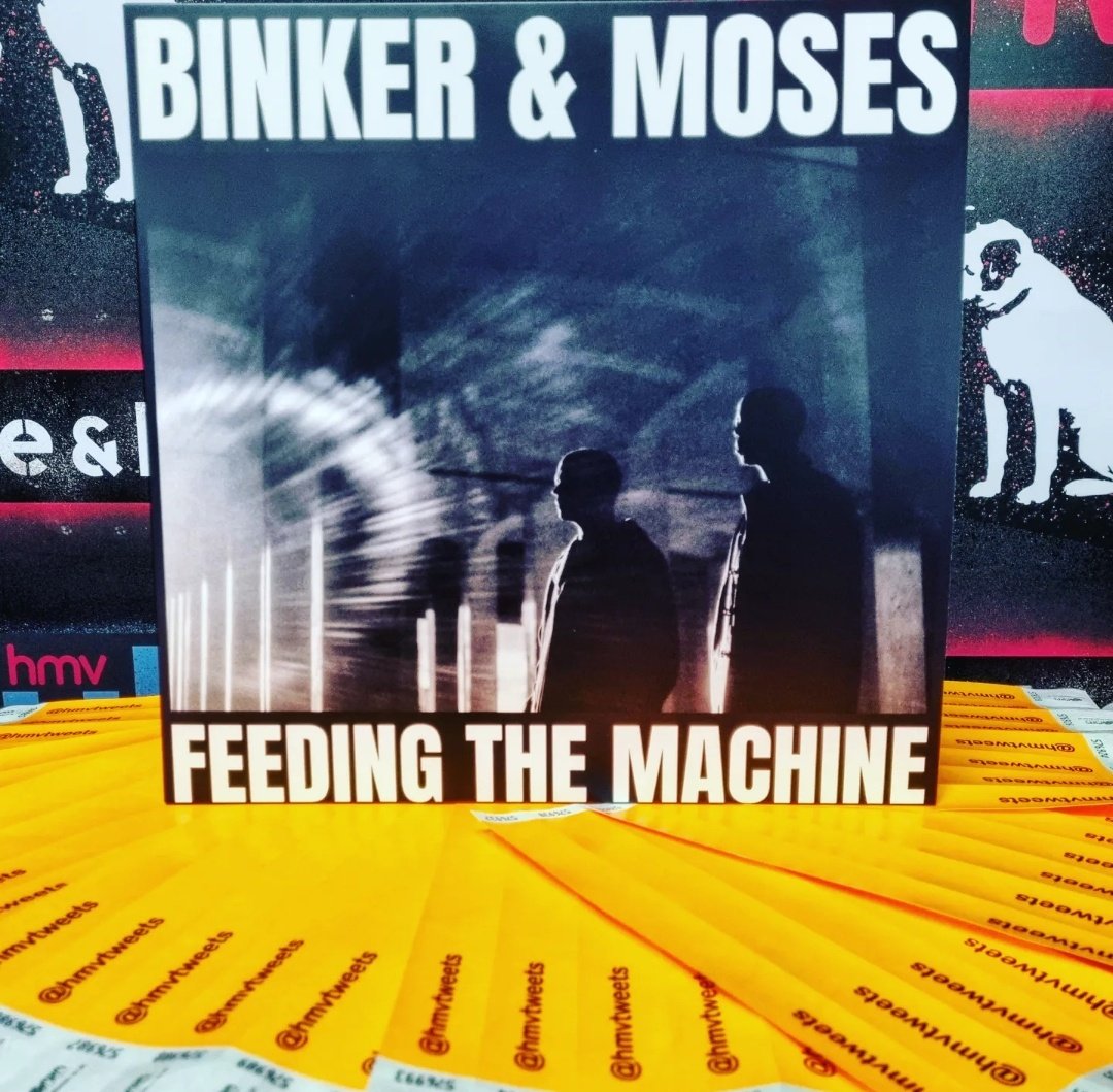 hmvVault's tweet photo. There are just over 24 hours to go until @binkerandmoses will be here at hmv Vault performing and signing copies of their new album! We still have a handful of wristbands available with instore purchase of #FeedingTheMachine, so make sure you pick up your copy today!
#hmvlive https://t.co/X3gI8cJOB5