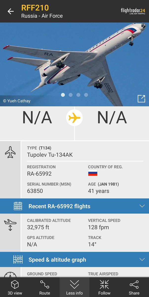 wicksy289's tweet photo. @flightradar24 RFF210 https://t.co/RI6sxo1lJv https://t.co/XthkkF8Jbb