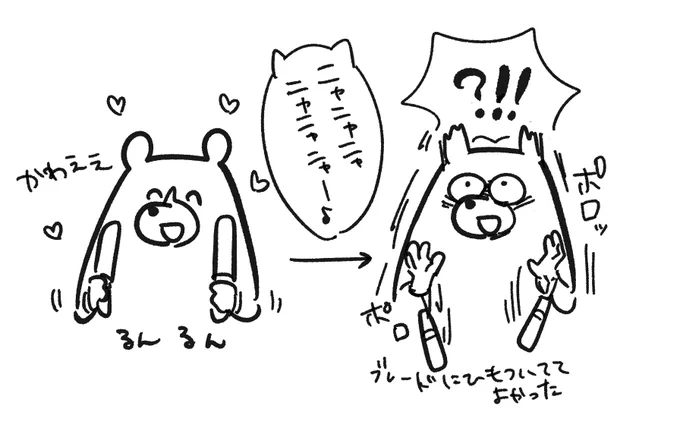 ニャンデイズ流れた瞬間のわい 