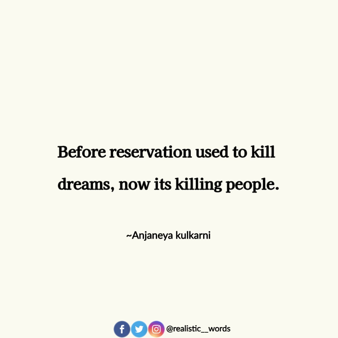 words_realistic's tweet photo. Caste Based Reservation system has killed so many dreams then helplessness or responsibility has.somewhere i feel the reason for the death of the Naveen( a medical student who got killed in Ukraine during shelling ) is caste based reservation system in our country, not able to https://t.co/jk6q2cU98w