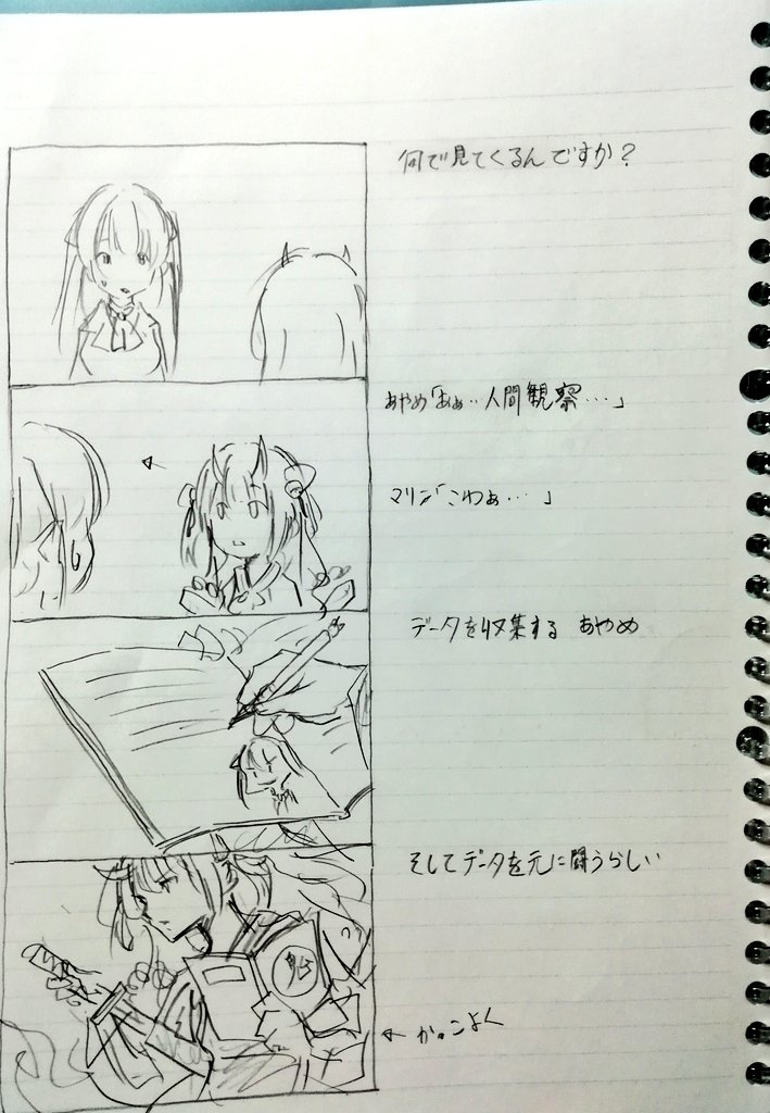 今回の絵コンテ。 