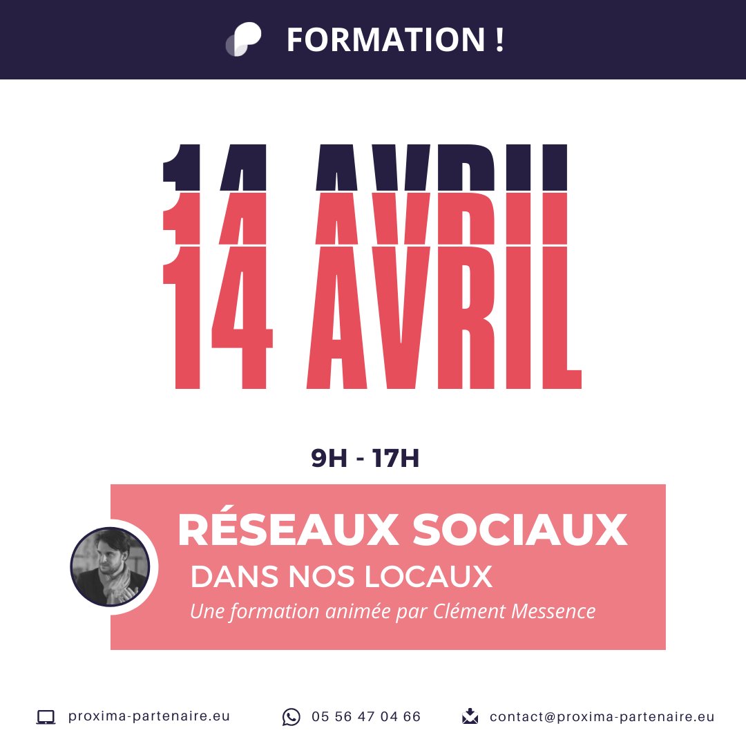 PPartenaire's tweet photo. 🚨 Formation réseaux sociaux ! 

📆 Le 14 avril 2022
📍 Dans nos locaux
🏦 DIF élu ou Budget de la collectivité

Pour vous inscrire il vous suffit de cliquer sur le lien ci-dessous en vous connectant préalablement à votre compte élu.👇
https://t.co/Sph35y7YwL https://t.co/Pdr5pQNY2z