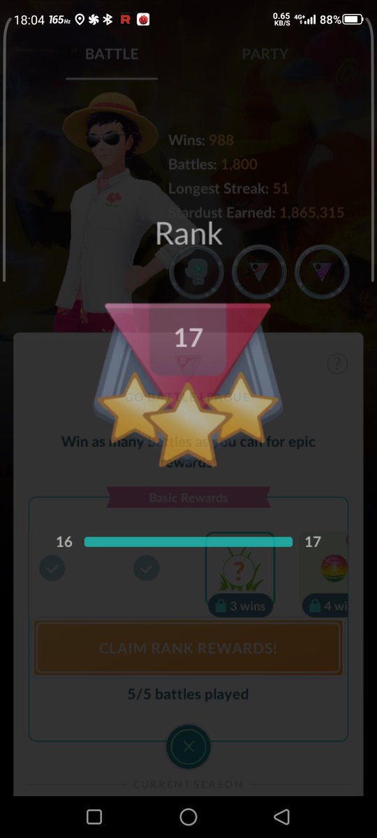 ProfOak_'s tweet image. mmm I got to rank 17 on day 1 already @LEGENDSLima  @PokemonGoApp  @NianticHelp