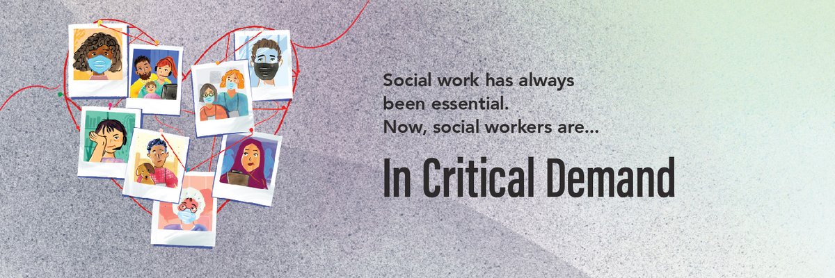 Happy Social Work Month! This year's theme is Social Work is Essential - In Critical Demand! Social work was essential before the pandemic, crucial during the pandemic, and now more than ever, social workers are #InCriticalDemand