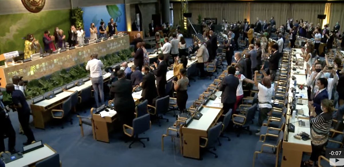 Center for International Environmental Law (@ciel_tweets) on Twitter photo 📢 BREAKING: <a href="/UN/">United Nations</a> member states at #UNEA5.2 just adopted a landmark mandate calling for the development of a legally binding global #PlasticsTreaty with a full life cycle approach.
Read our statement: ciel.org/news/unea-5-2-…
#BreakFreeFromPlastic 📢 BREAKING: <a href="/UN/">United Nations</a> member states at #UNEA5.2 just adopted a landmark mandate calling for the development of a legally binding global #PlasticsTreaty with a full life cycle approach.
Read our statement: ciel.org/news/unea-5-2-…
#BreakFreeFromPlastic