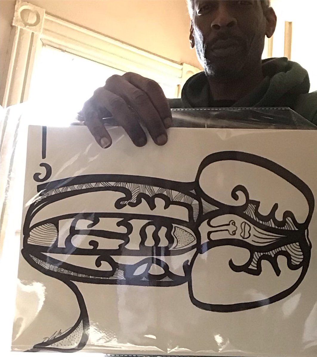 DArscorpius's tweet photo. New work.
“Potency”
It can landscape or portrait depending how you prefer it.😈.
All fat sharpie/ fine liners.
11” x 15”
Watercolor paper. #potency #maleart #BLACKARTIST #artindc #myartwork #myartstyle #blackart #erections https://t.co/fWqH5hROIC