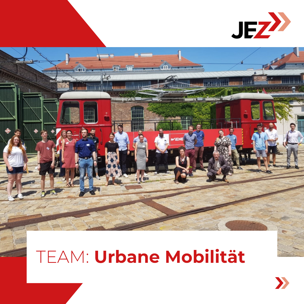 Auch das JEZ-Team „Urbane Mobilität“ wird am 22.3. ihre Ergebnisse beim ersten ÖIAV Zukunftsforum präsentieren.

Mehr Infos zu den Zielen des Teams unter: oiav.at/jugend-trifft-…