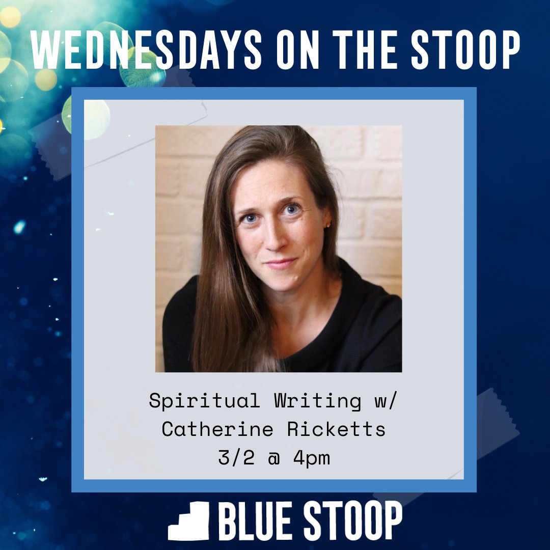 Today's Wednesday on the Stoop is Spiritual Writing with <a href="/cat_ricketts/">Catherine Ricketts</a>! Join us today, 2/23 at 4 PM EST.

Register here: us02web.zoom.us/meeting/regist…