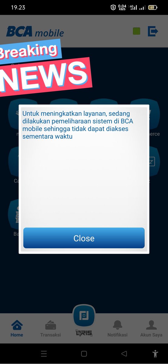 herytm's tweet photo. Ternyata......
Depo gagal 
WD gagal
#bcamobile  Sampek jam berapa dari sore sampai malam gak beres beres😭😭 https://t.co/zWhGFeCilP