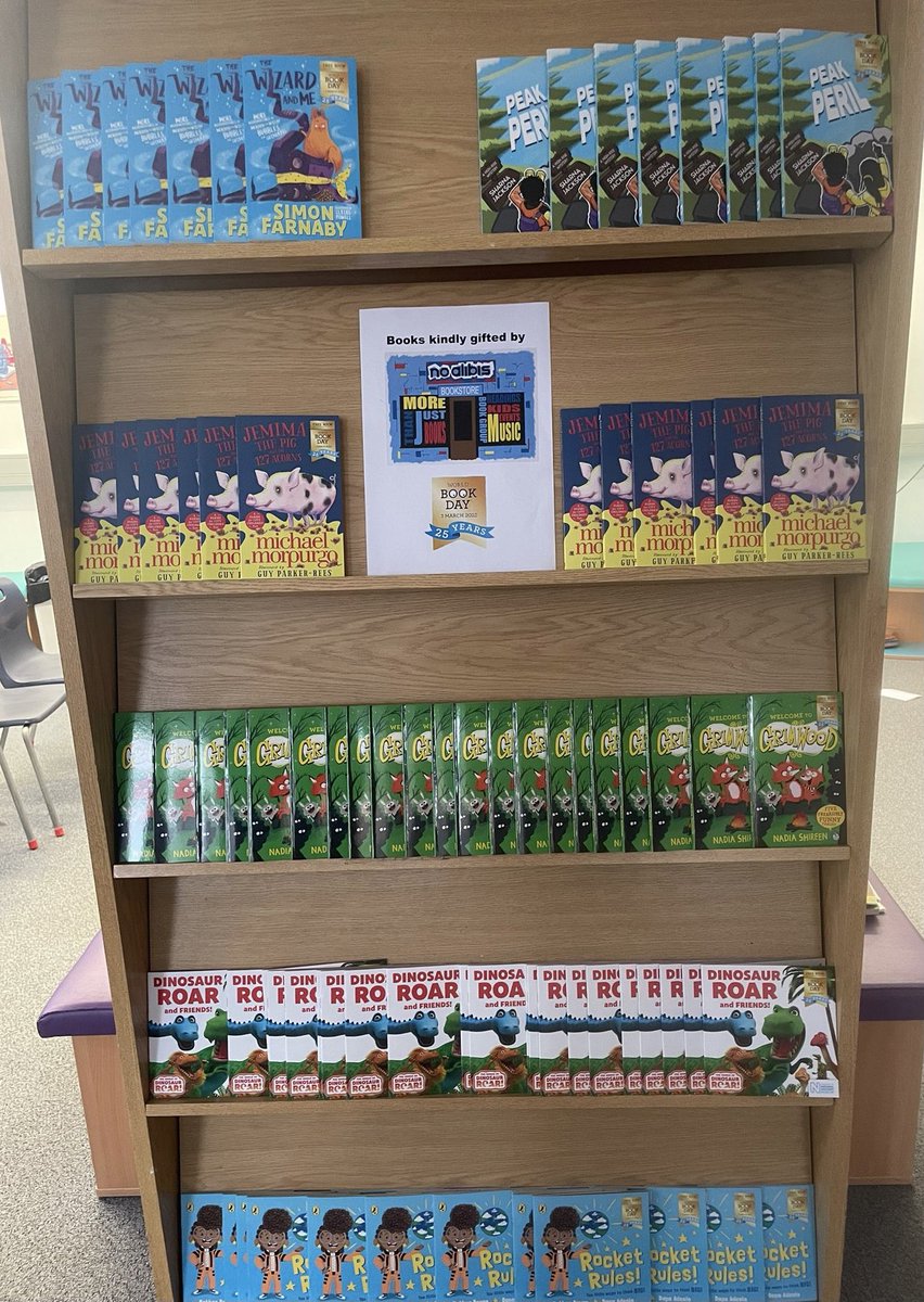 A massive thank you to @NOALIBISBOOKS who gifted us these fab books to help us celebrate #WorldBookDay2022!