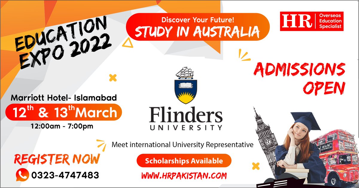 hrconsultants3's tweet photo. Discover a whole new world of opportunities by studying in the AUSTRALIA. To find out about courses and how to apply; please visit Education Expo at Marriott Hotel Islamabad 
Get Your free Entry Pass Now
Call / WhatsApp: 03234747483 https://t.co/S4CA9zh7p4