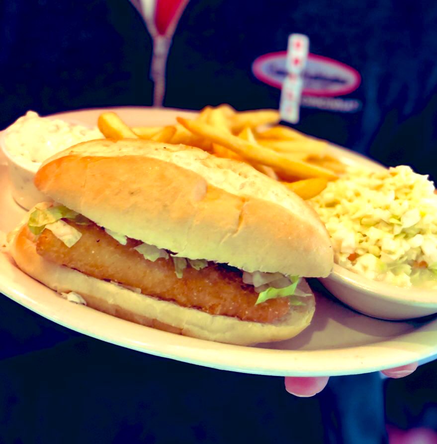 CampWashChili's tweet photo. Even though we have many turf options, we also have delicious surf options! #FriedCod #TunaMelt 🐟 https://t.co/E0y1aAsV7n