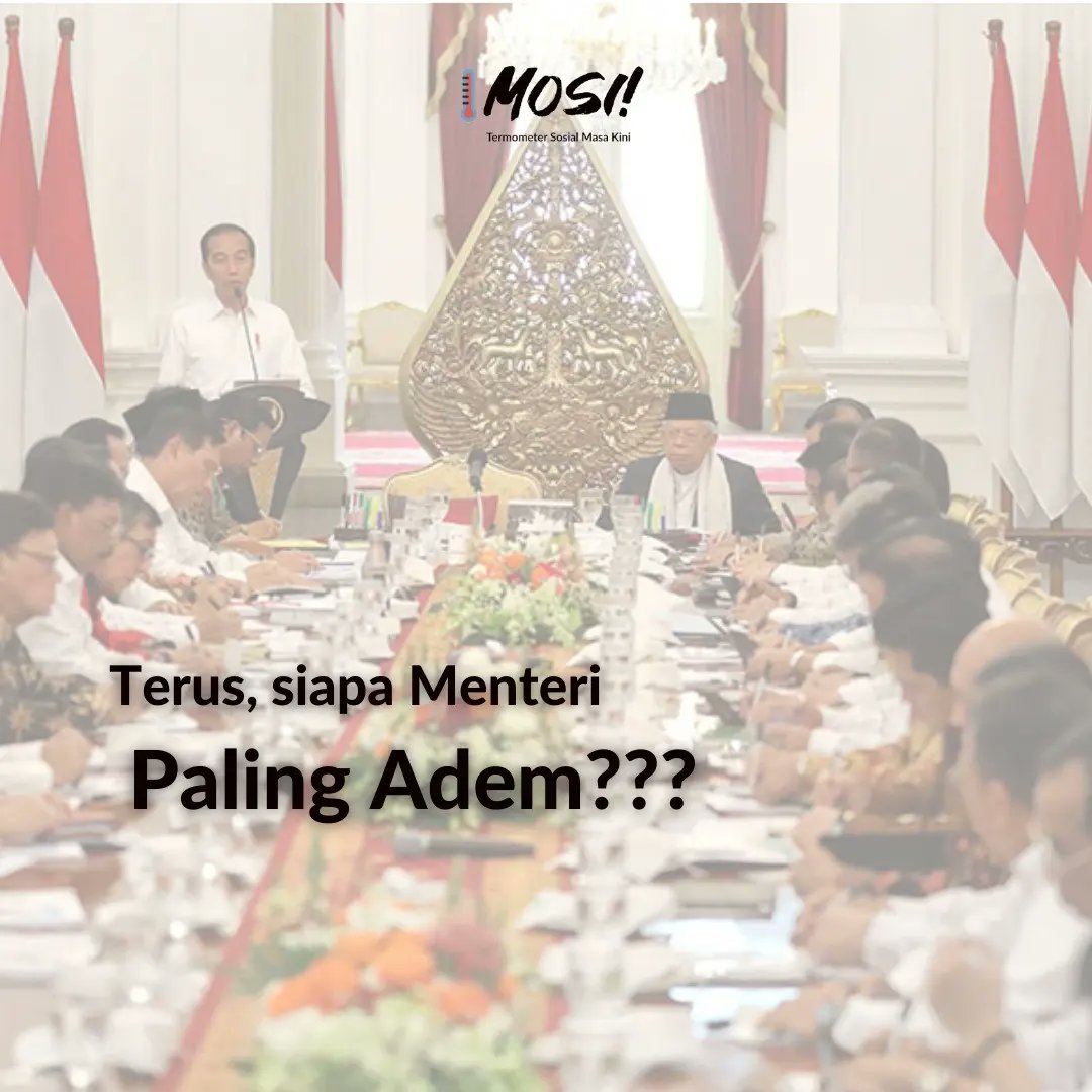 Dalam #RatingKabinet 2021 lalu, Sobat MOSI yang #PilihBeda juga ikut memilih menteri yang paling adem alias suhunya normal. Siapakah mereka?
#mosi #termometersosialmasakini #IndonesiaMaju