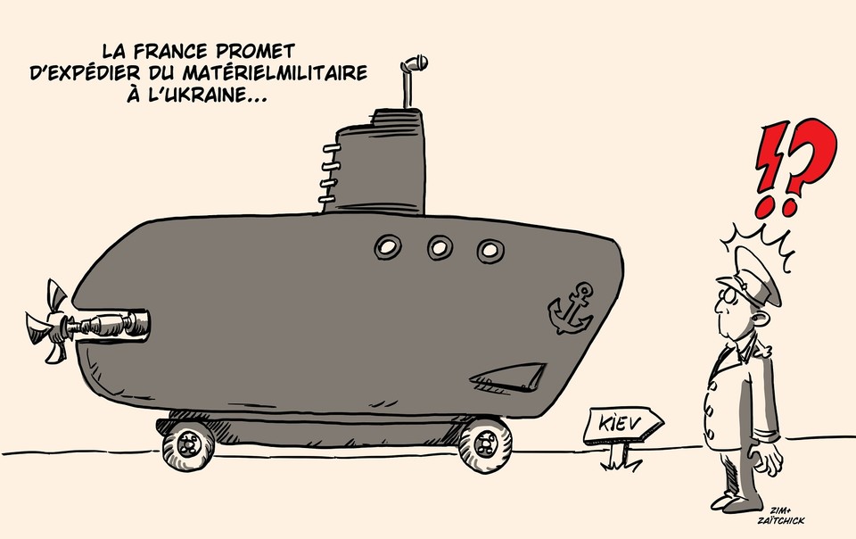 BlaguesDessins's tweet photo. Le #DessinDePresse de Zaïtchick : Surplus militaire
Retrouvez les dessins de Zaïtchick sur : https://t.co/VQNx0gcoo7
#DessinDeZaitchick #ActuDeZaitchick #Humour #Ukraine #GuerreEnUkraine #Russie #France #SousMarinsAustraliens #SurplusMilitaire #EnvoiDeMatériel #Recyclage https://t.co/cpyfwfVmLO